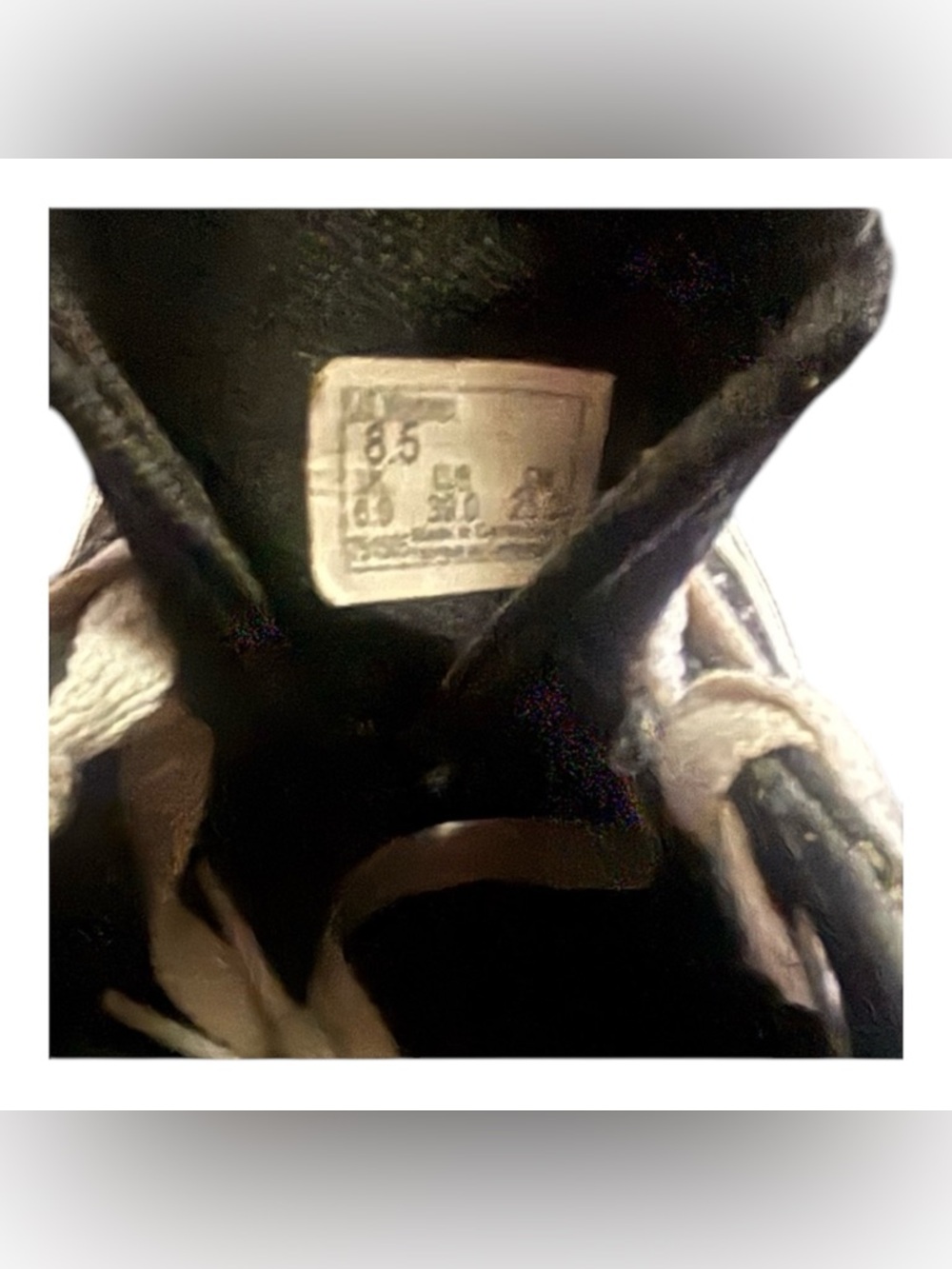 Vans Classic Black and White Sneakers - Picture 4 of 4